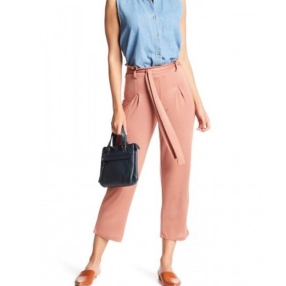 Hiatus tie front crop pants sz XS